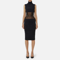 VESTITO IN MAGLIA C/CINTURA - ELISABETTA FRANCHI AM37T57 110 Elisabetta Franchi 
