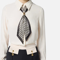 CAMICIA + CRAVATTINO - ELISABETTA FRANCHI CA09356 DZ9 Elisabetta Franchi 