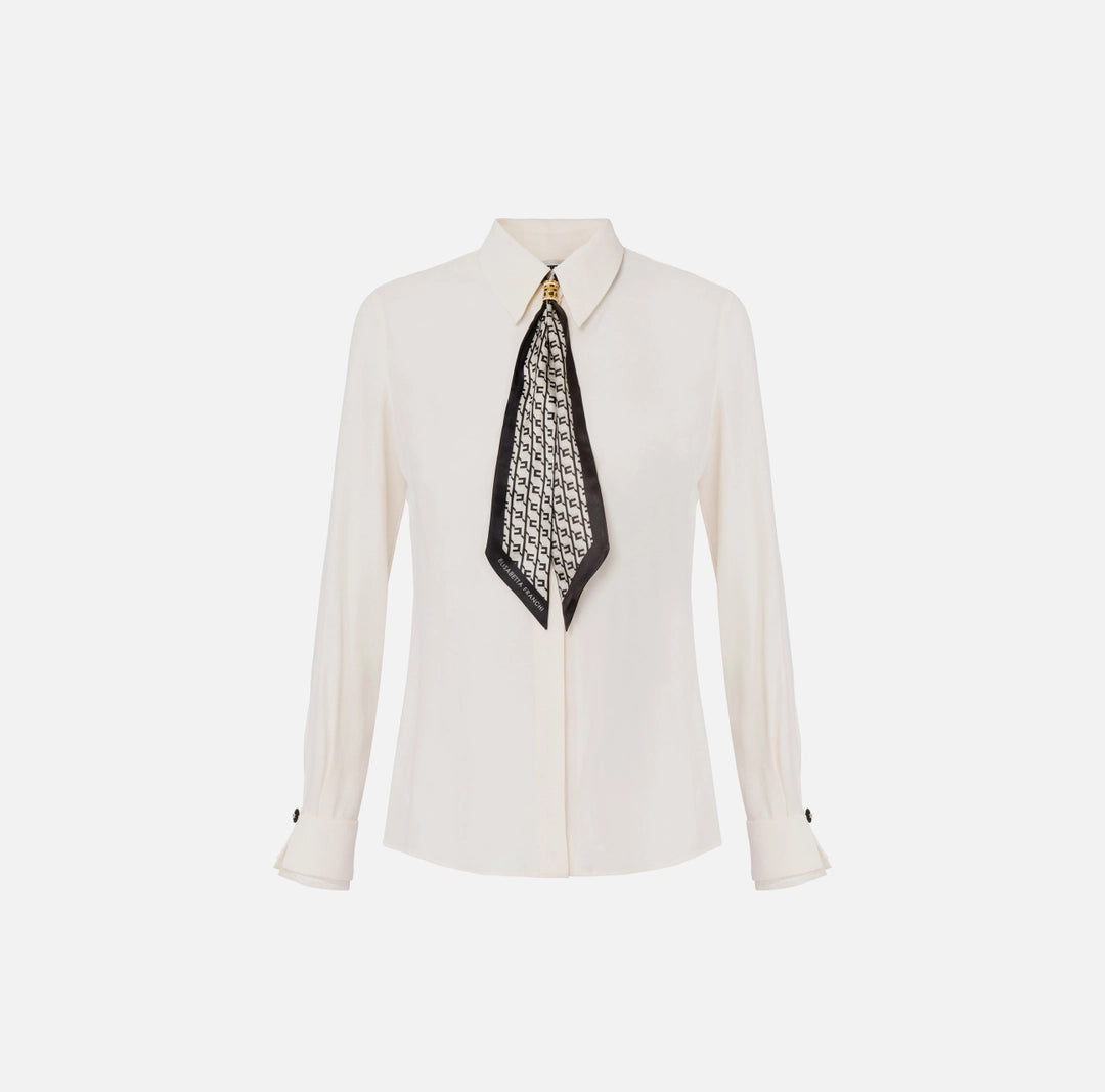 CAMICIA + CRAVATTINO - ELISABETTA FRANCHI CA09356 DZ9 Elisabetta Franchi 