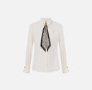 CAMICIA + CRAVATTINO - ELISABETTA FRANCHI CA09356 DZ9 Elisabetta Franchi 