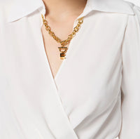 BLUSA CORTA - ELISABETTA FRANCHI CAT0256 360 Elisabetta Franchi 
