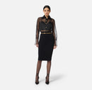 GONNA IN MAGLIA (comp c/MK29B) - ELISABETTA FRANCHI GK20B56 110 Elisabetta Franchi 