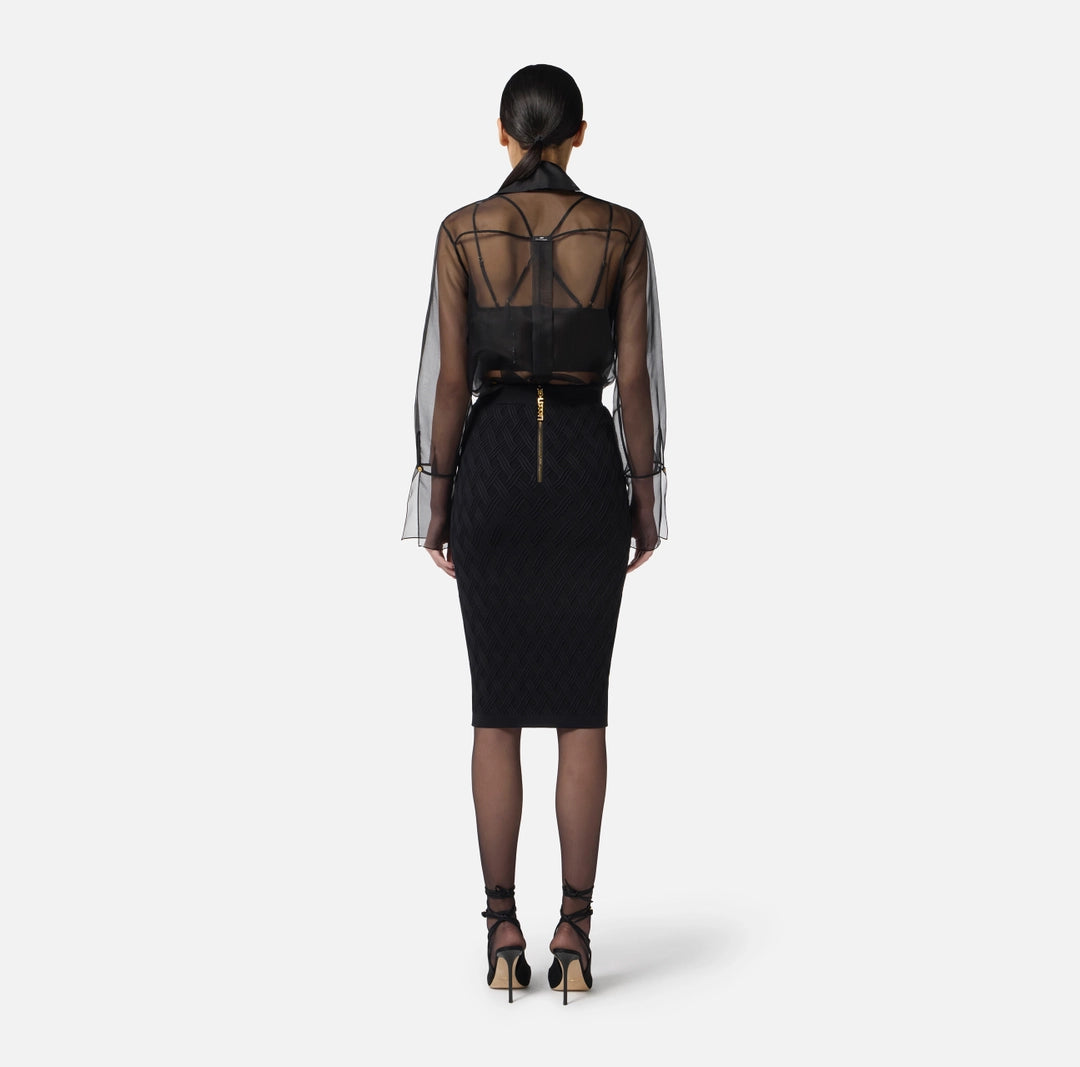 GONNA IN MAGLIA (comp c/MK29B) - ELISABETTA FRANCHI GK20B56 110 Elisabetta Franchi 