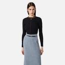 CARDIGAN ZIP (comp C/GK20B) - ELISABETTA FRANCHI MK29B56 110 Elisabetta Franchi 