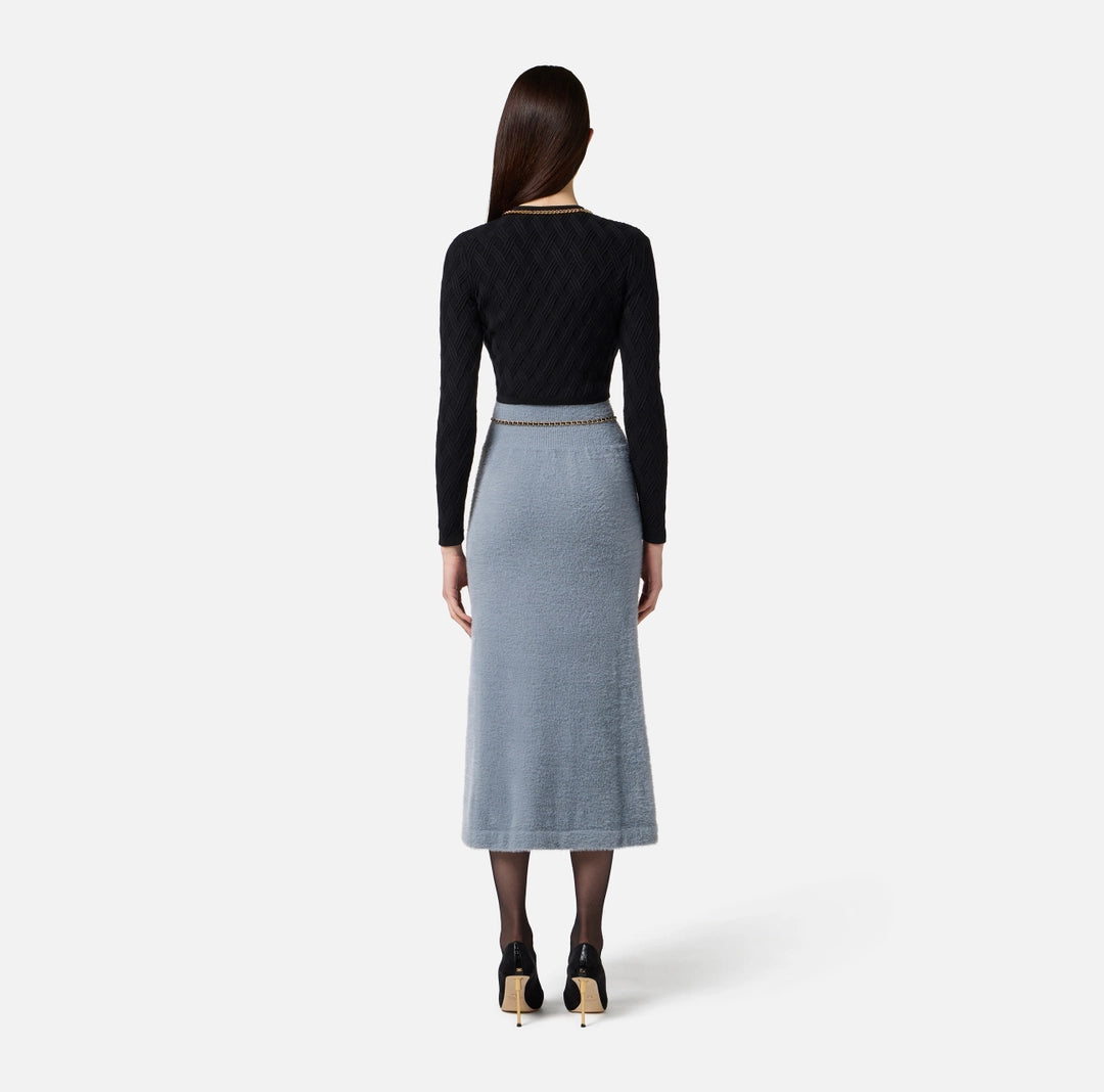CARDIGAN ZIP (comp C/GK20B) - ELISABETTA FRANCHI MK29B56 110 Elisabetta Franchi 