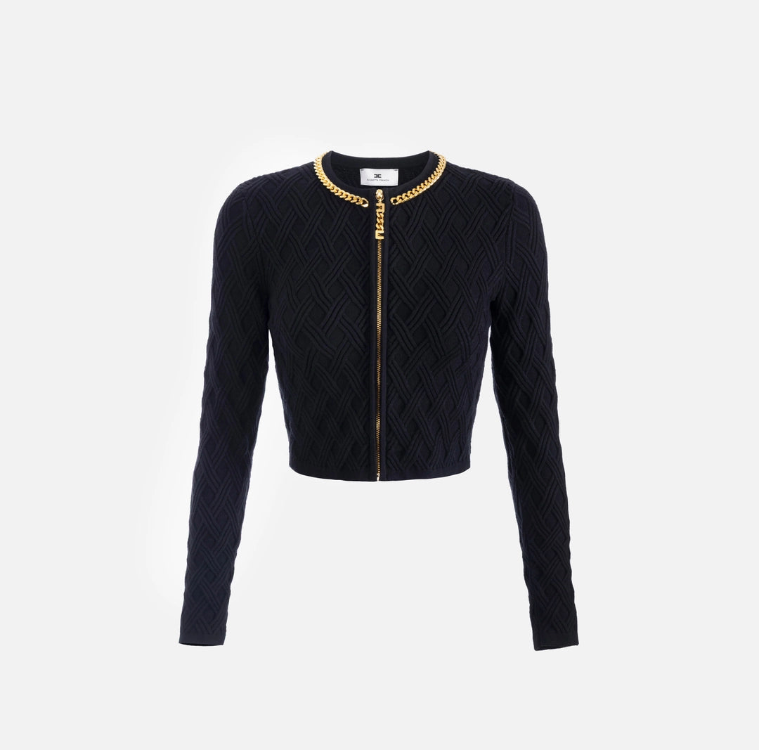 CARDIGAN ZIP (comp C/GK20B) - ELISABETTA FRANCHI MK29B56 110 Elisabetta Franchi 