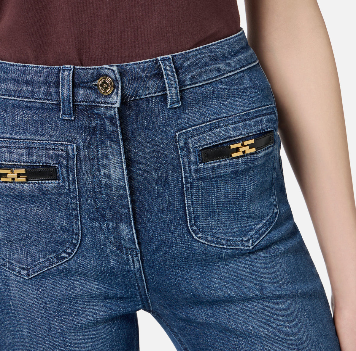 JEANS  - ELISABETTA FRANCHI PJ12N56 104 Elisabetta Franchi 