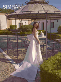 abito con fiocco e cinta felicia couture SIMRAN FIOCCO&CINTA UN Felicia Couture 