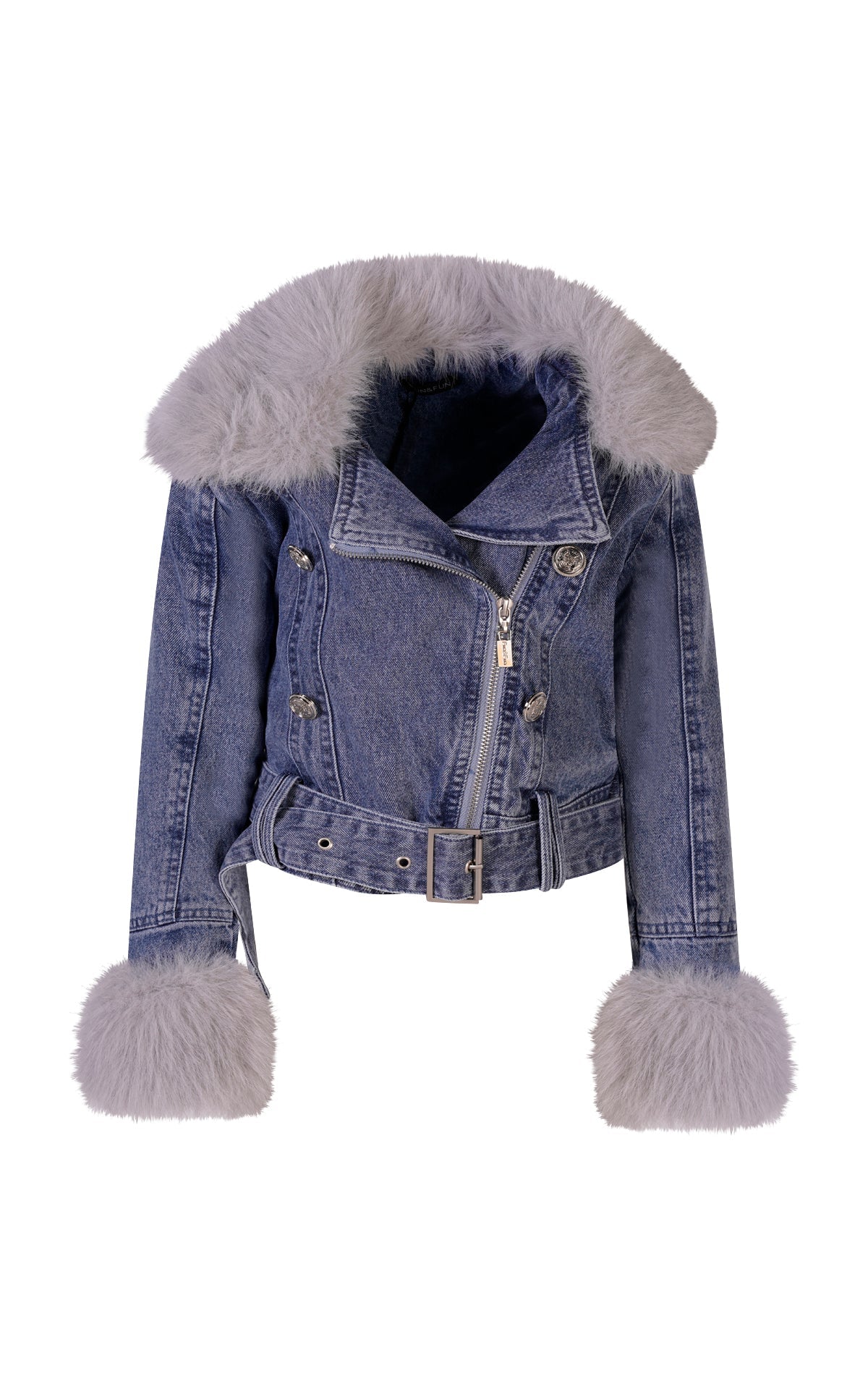 GIUBBINO DENIM  - FUN&FUN FJJK02034 BD/G Fun&Fun 