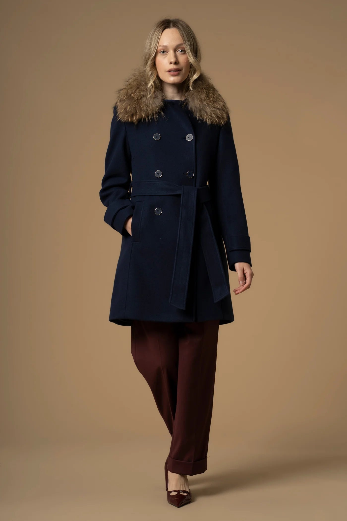 CAPPOTTO - KOCCA ECRUFUR CA7394 60006 Kocca 