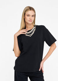 T-SHIRT C/ACCESSORIO - LIU JO CF5063J0088 22222 Liu Jo 