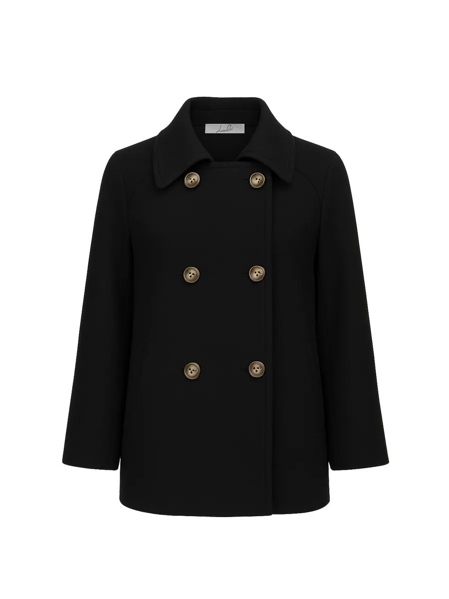cappotto F414YBFAISHA NERO Lizalù 