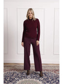 PANTALONE - LIZALU' F414YBFAURORA BURGUNDY Lizalù 