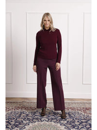 PANTALONE - LIZALU' F414YBFAURORA BURGUNDY Lizalù 