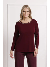 MAGLIA - LIZALU' F593YBFMA0760 BURGUNDY Lizalù 