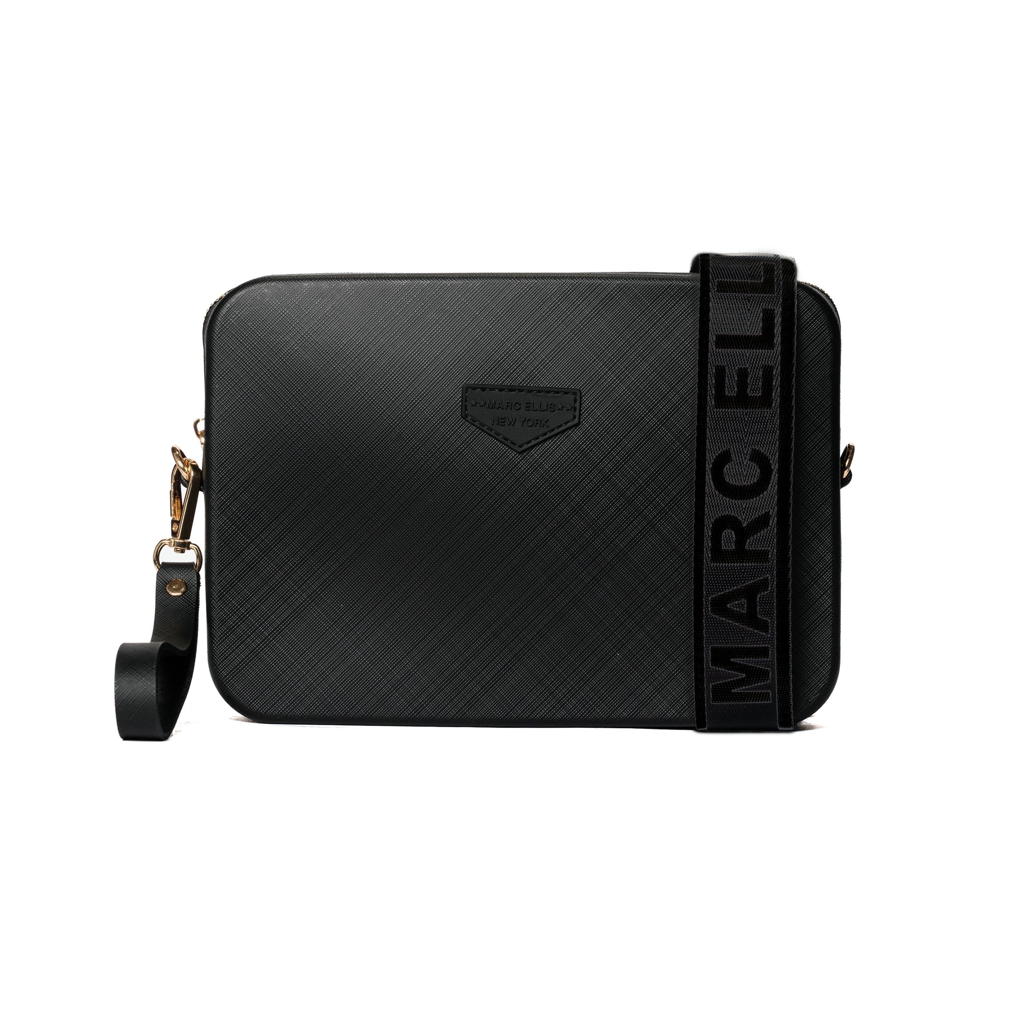 borsa FLAT FLOWE BLAC/LGOLD Marc Ellis 