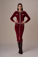 CARDIGAN - NO SECRETS 253NS051 CILIEGIA No Secrets 