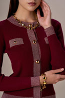 CARDIGAN - NO SECRETS 253NS051 CILIEGIA No Secrets 