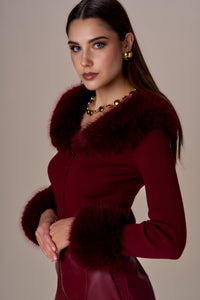 CARDIGAN - NO SECRETS 253NS069 CILIEGIA No Secrets 