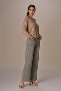 cardigan 253NS142 GRIGIO No Secrets 