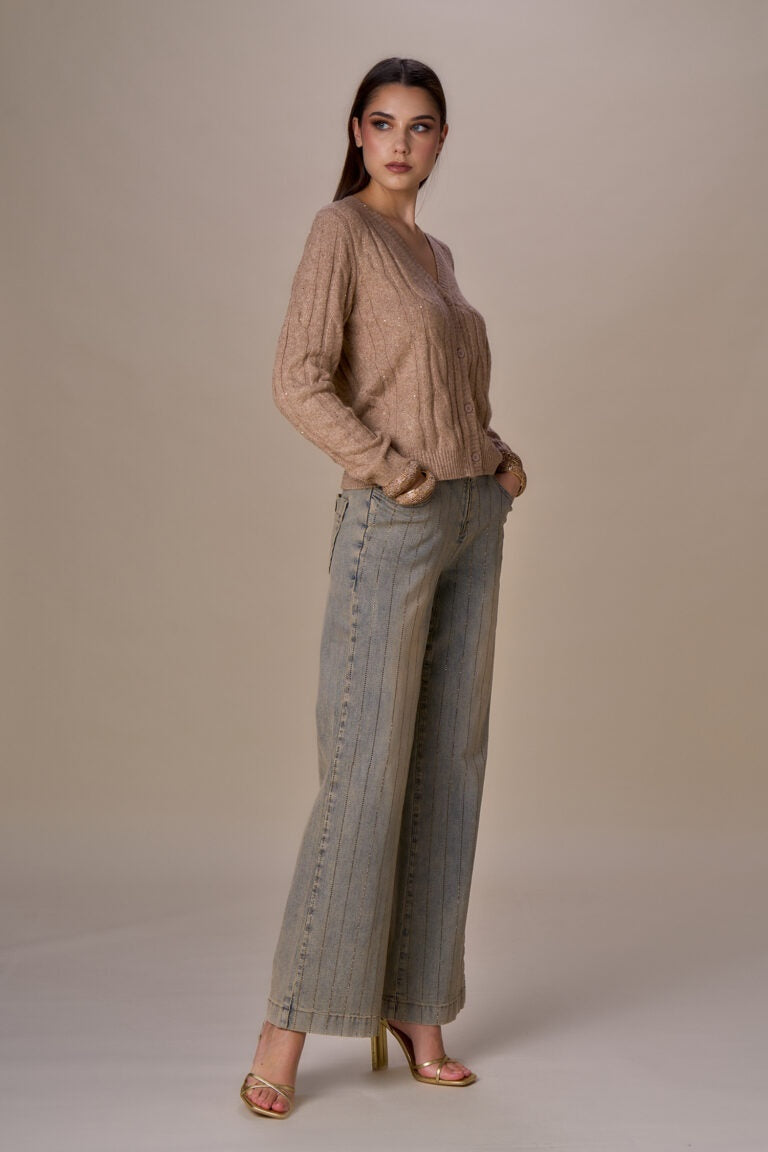 cardigan 253NS142 GRIGIO No Secrets 