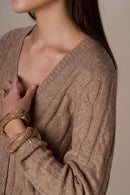 cardigan 253NS142 GRIGIO No Secrets 
