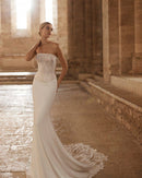 BUSTINO+GONNA SPOSA SOFT ROSA CLARA - ROSA CLARA' SOFT LILIA 1K210CRBIEP NA/NA Rosa Clarà Soft 