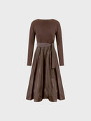 vestito S23YBFBOTTINO BLU Sandro Ferrone 