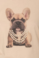 t shirt 12S0321T89 BEIGE Siste's 