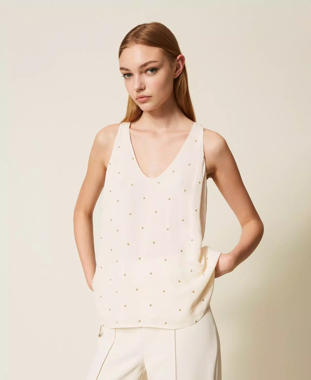 TOP - TWIN SET 252TP2034 7222 Twinset 
