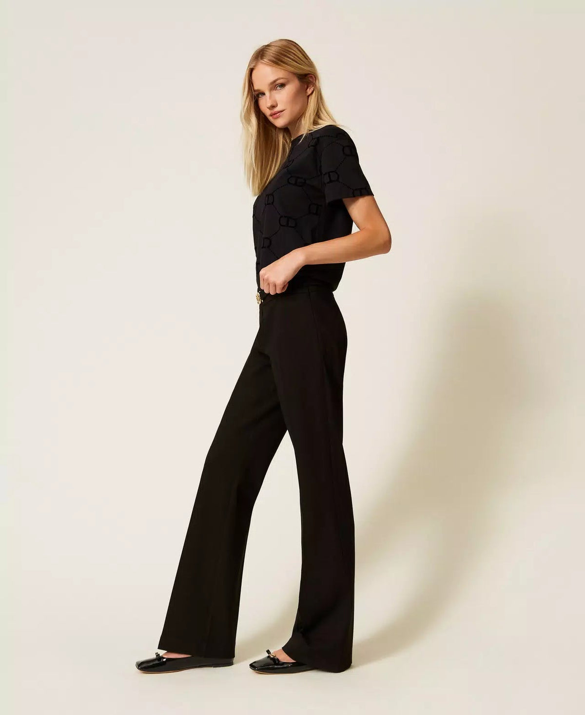 PANTALONE C/CINTURA - TWIN SET 252TP2602 006 Twinset 