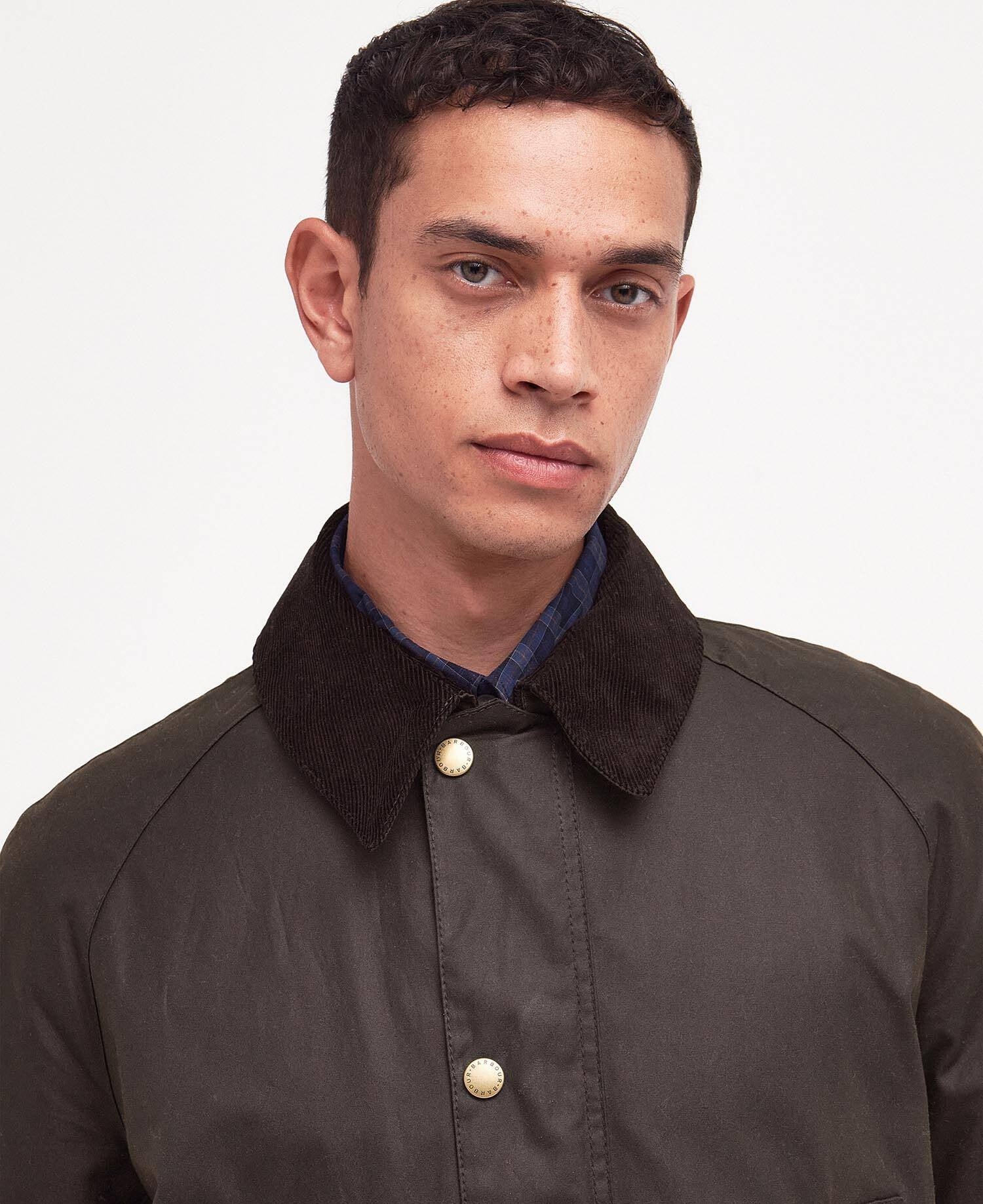 giacca ashby wax MWX0339 OL71 Barbour 