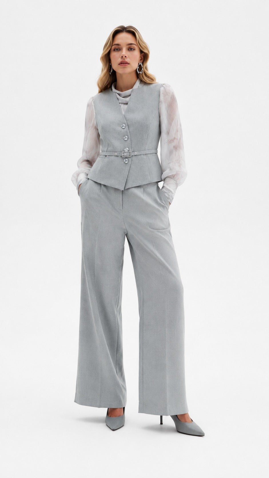 con cintura CASSIOPEA GRIGIO Edas Luxury 