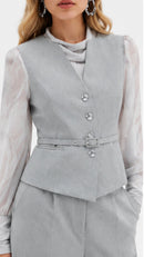con cintura CASSIOPEA GRIGIO Edas Luxury 
