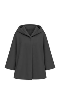 con cappuccio CICALA NERO Edas Luxury 