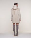 cappotto con cappuccio PUFFO CASHA Edas Luxury 