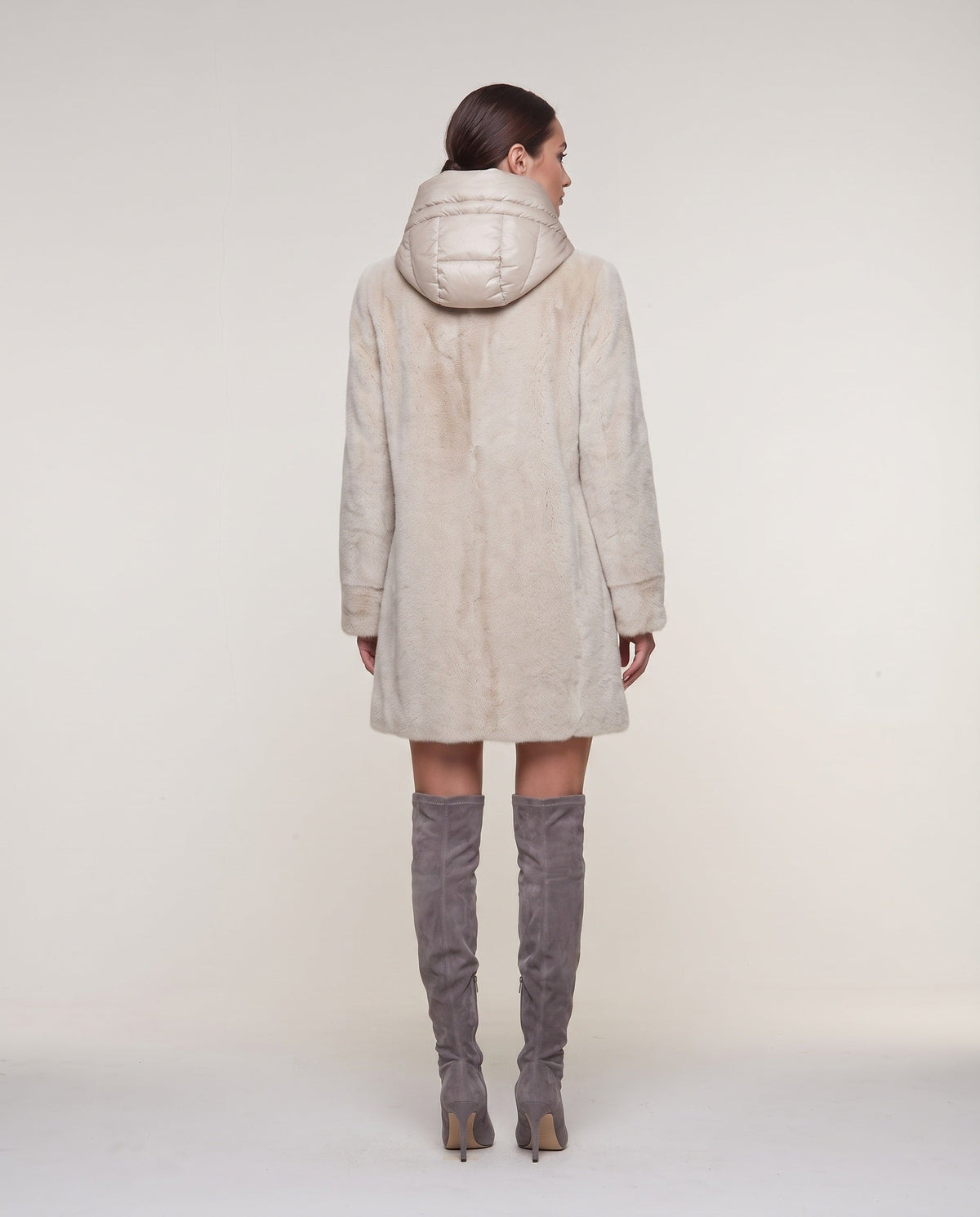 cappotto con cappuccio PUFFO CASHA Edas Luxury 