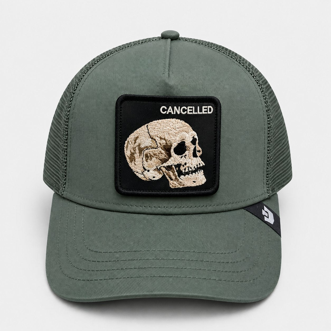 THE CANCELLED SKULL 101-2392 PALM Goorin Bros 