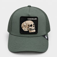 THE CANCELLED SKULL 101-2392 PALM Goorin Bros 