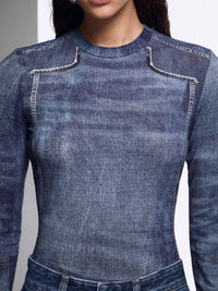  UF6515J1624 L9680 Liu Jo Blue Denim Capsule 