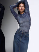  UF6515J1624 L9680 Liu Jo Blue Denim Capsule 