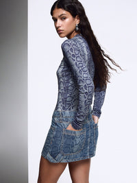  UF6515J1624 L9681 Liu Jo Blue Denim Capsule 