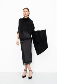 gonna in raso con passamaneria in pizzo 26055 5 Lolita 