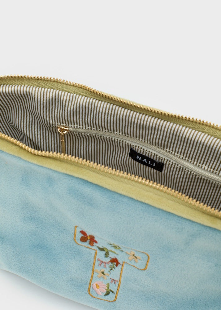 lettera t MCAC0020 AZZURRO/VERDE Nalì 