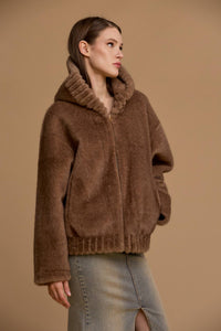 over simil pelliccia 263NS192 nocciola No Secrets 