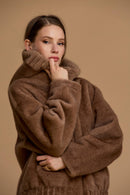 over simil pelliccia 263NS192 nocciola No Secrets 