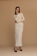 manicotti paillettes 263NS238 latte No Secrets 