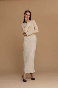 manicotti paillettes 263NS238 latte No Secrets 