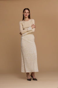 paillettes 263NS239 latte No Secrets 