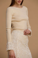 paillettes 263NS239 latte No Secrets 